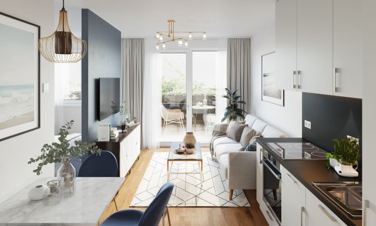 DECK ZEHN Innenansicht Livingroom