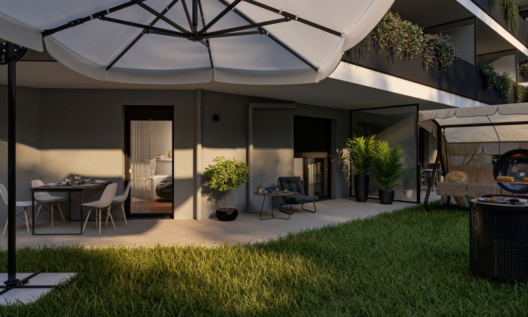 DECK ZEHN Innenansicht Garten