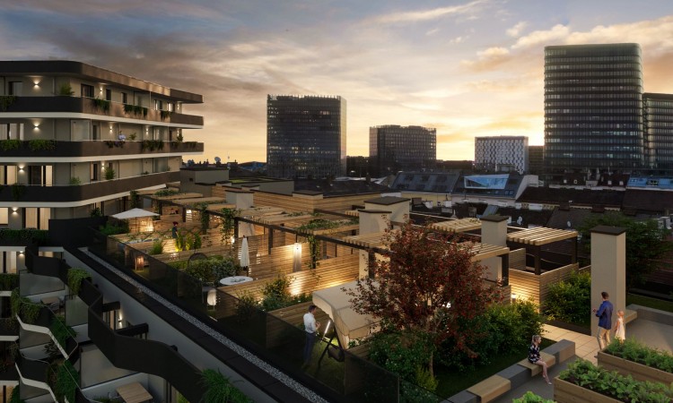 DECK ZEHN Aussensicht Terrassen